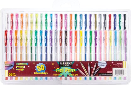 Sargent Art Gel Pen Set 50/Pkg - Assorted