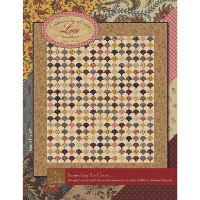 Moda Fabrics Love Quilt - Downloadable PDF