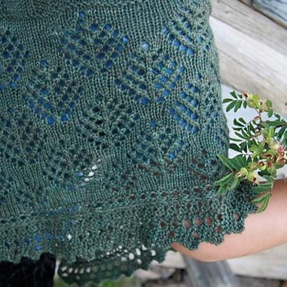 Big Woods Shawl - knitting pattern