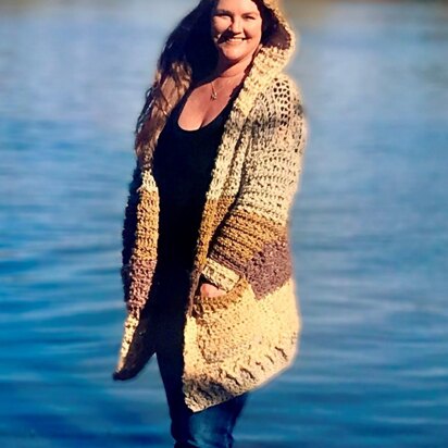 Kirra Cardi, Hooded Cardigan