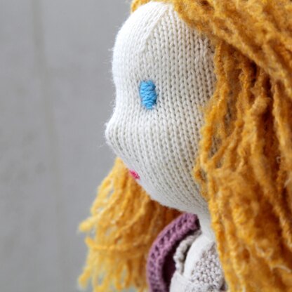 Lola – Waldorf inspired knitted doll