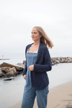 Penstemon Cardigan in Berroco Indigo - PDF353-3