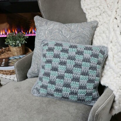 Rustic Farmhouse Plaid Pillow