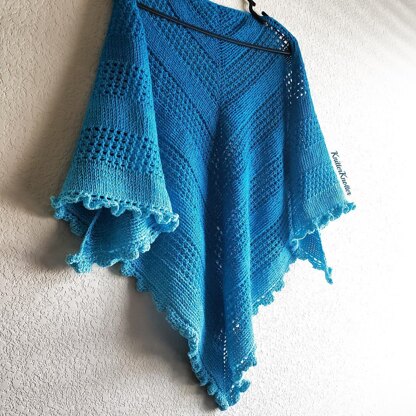 Ruffled Waters Shawl