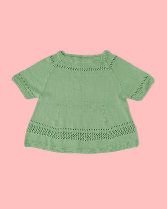 Sweetie Swing Top - Free Knitting Pattern in Paintbox Yarns Cotton DK