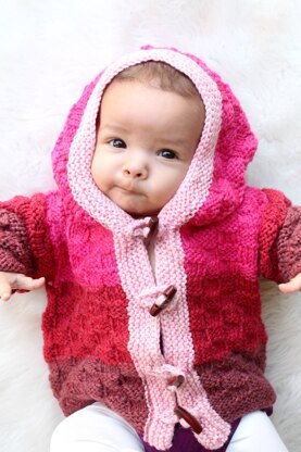 Pink moses baby sweater