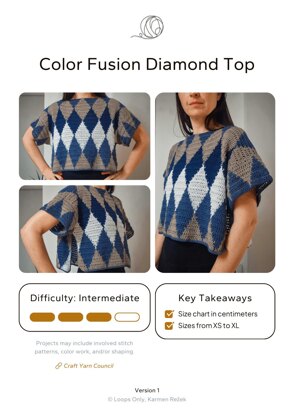 Color Fusion Diamond Top