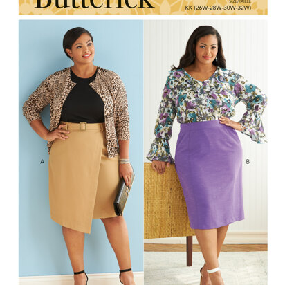 Butterick Women's Skirt & Belt B6836 - Sewing Pattern