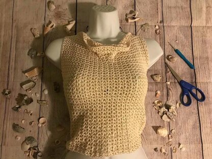 Cowl neck top