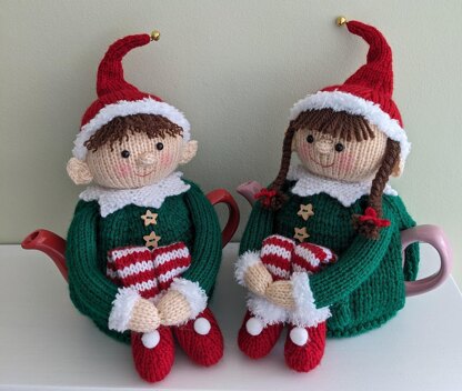 Cheeky elves 2 cup tea cosy