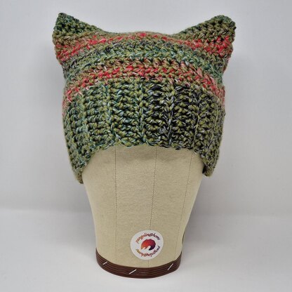 Pattern for Crochet Cat Hat Beanie Pattern Crochet Hat -  UK