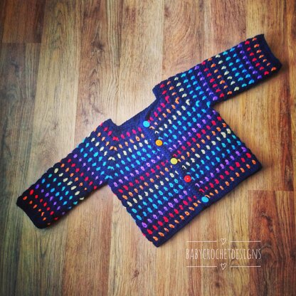 Rainbow Drops Cardigan