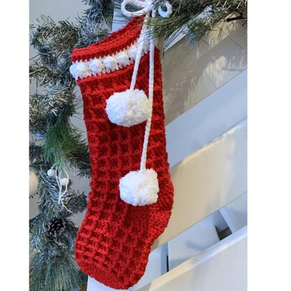 Waffle Christmas stocking