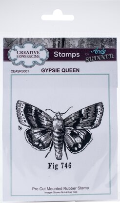 Creative Expressions Rubber Stamp By Andy Skinner - Gypsie Queen