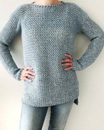 Oversized Crochet Jumper - Rose Dust Jumper Crochet pattern by ...