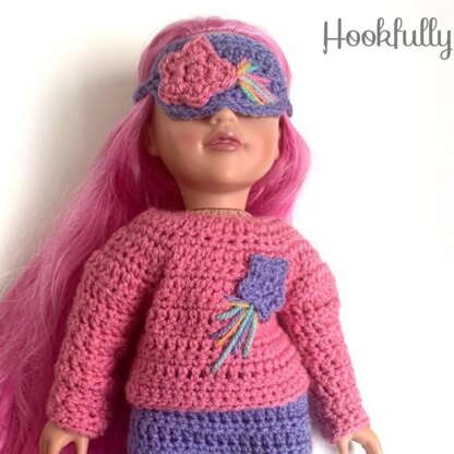 Shooting star doll pyjamas