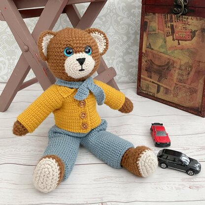 519 - Bertie Bear Crochet Pattern - 519