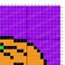 Halloween Pumpkin Pillow Smile Spooky Mini C2C Diagonal Crochet Pattern PDF