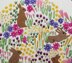 Stitchdoodles Wild Flowers and Rabbits Hand Embroidery Pattern