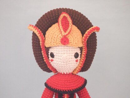 PADMÉ AMIDALA, Satar Wars tribute crochet pattern