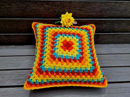 Rainy Days Granny Cushion