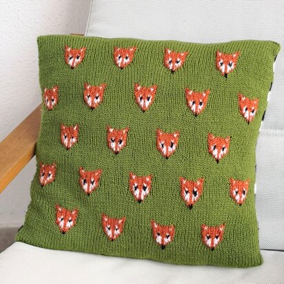 Troop of Foxes Cushion