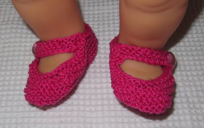 Baby Low Back Garter Stitch Shoes