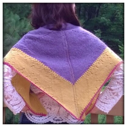 "Frizzle Sizzle Shawl"