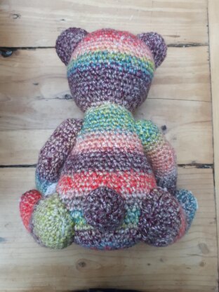 Ralph The Rainbow Bear Crochet Pattern