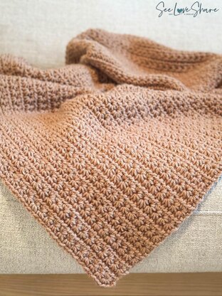 Star Stitch Cozy Throw