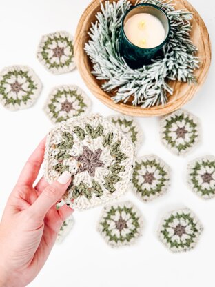 Hexagon Granny Stocking