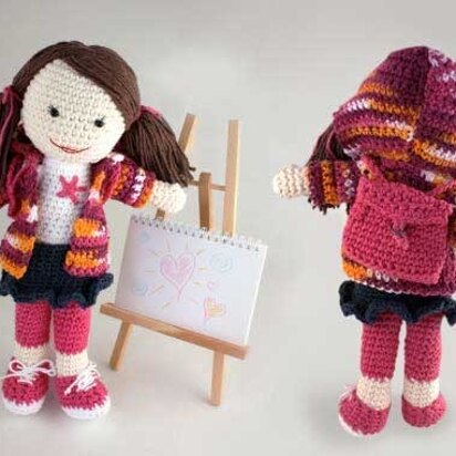 Back to School Lily Doll in Lily Sugar 'n Cream Solids