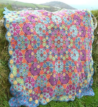 Kaleidoscope Afghan/Blanket