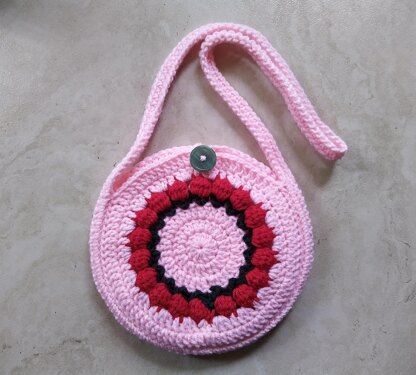 Crochet Pattern - Fancy Flowers Purse