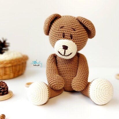 Teddy Bear Amigurumi Animal Crochet Pattern