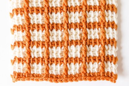 Tunisian Holiday Sampler Blanket