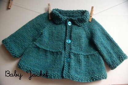 Baby + Toddler Tiered Coat and Jacket Knitting pattern by Frogginette ...