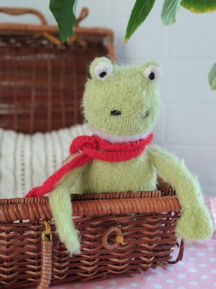 Little frog knitting pattern