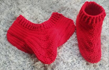 Crochet Adult Slippers