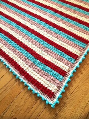 Retro 1950s Style Throw