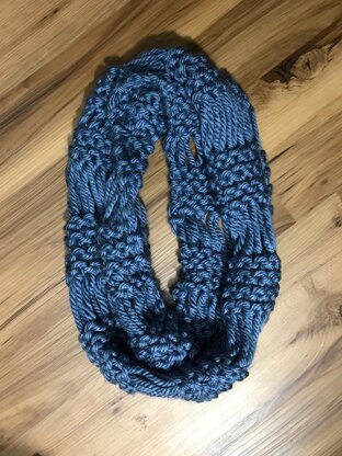 Drop Stitch Infinity Scarf