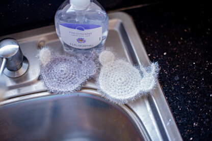 Bunny dish scrubby