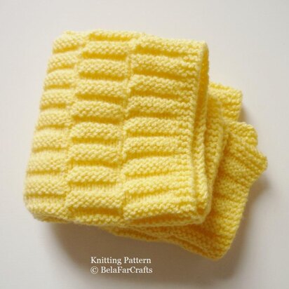 Blocks Baby Blanket - knitting pattern