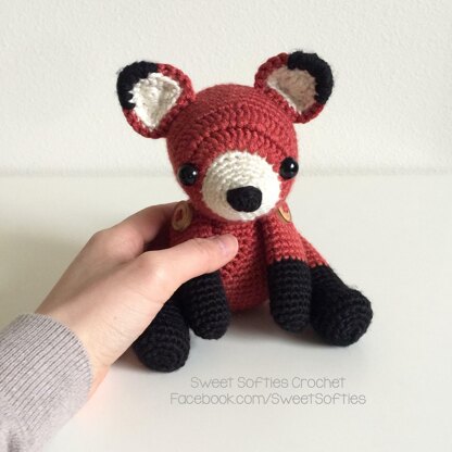 Fletcher the Fox - Amigurumi Crochet Woodland Forest Stuffed