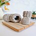 Baby Booties Puff 'V' Stitch