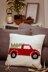 Farmhouse Truck Crochet Pillow Cover