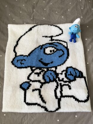 Baby Smurf Baby Blanket