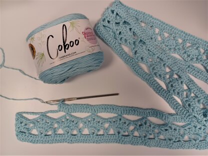 Ice Blue Crochet Lace Blouse