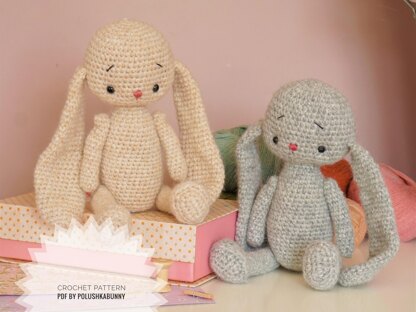 Crochet Pattern Little Bunny toy, amigurumi