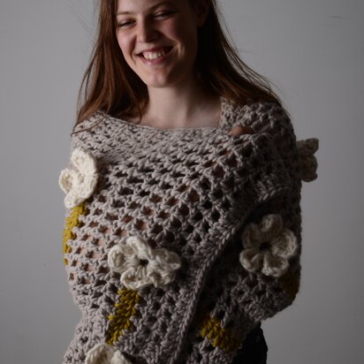 Flower Festival Shawl